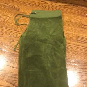 Juicy velour pants (green)